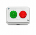 Airon Start Stop Push Button Station | 1 NO + 1 NC Push Button Switch | 250V AC 6A | Surface Mount ABS Enclosure | Industrial Motor Control Switch for Pumps, Motors & Control Panels