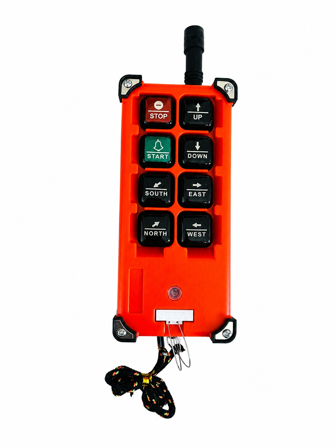 BKD Industrial Wireless Crane Remote Control Switch | F21-E1 Receiver | AC/DC 36V-440V | 8 Button Pendant Controller | Hoist, EOT Crane & Industrial Lifting Equipment Remote Control