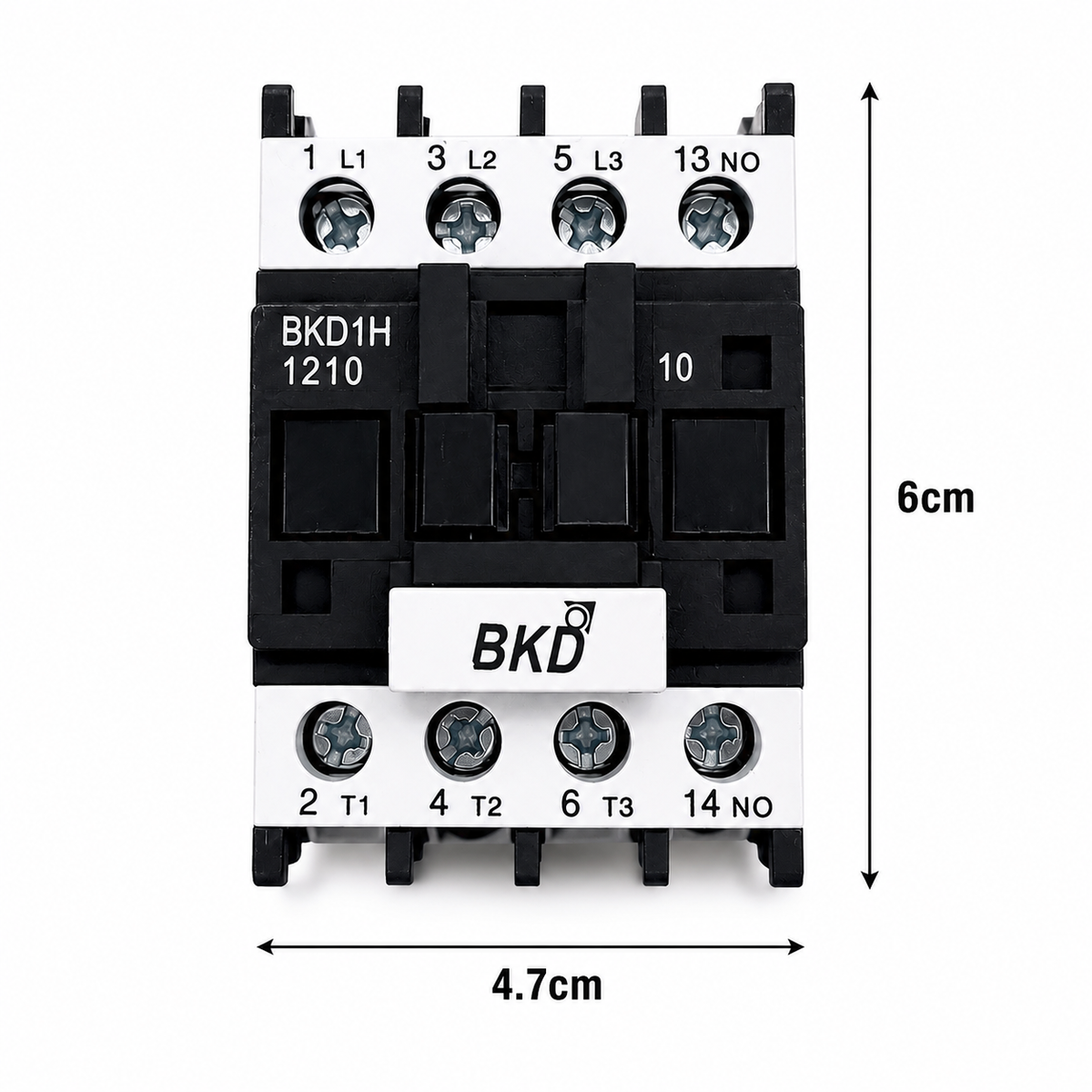 BKD1H 1210 12A 440V 3 Pole AC Contactor | 1NO Auxiliary Contact | Add On Block Free