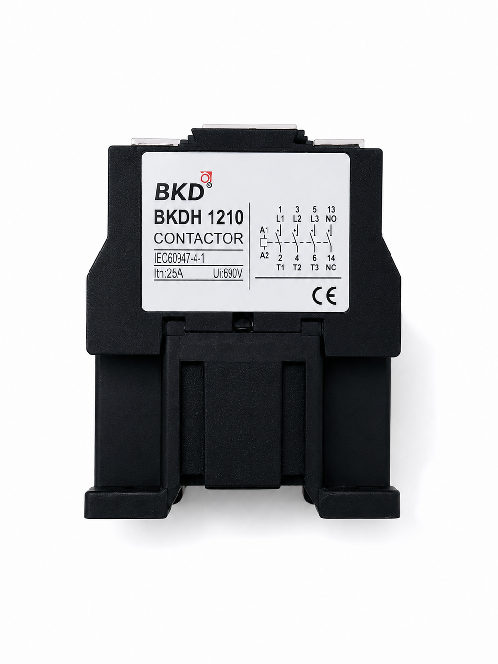 BKD1H 1210 12A 440V 3 Pole AC Contactor | 1NO Auxiliary Contact | Add On Block Free