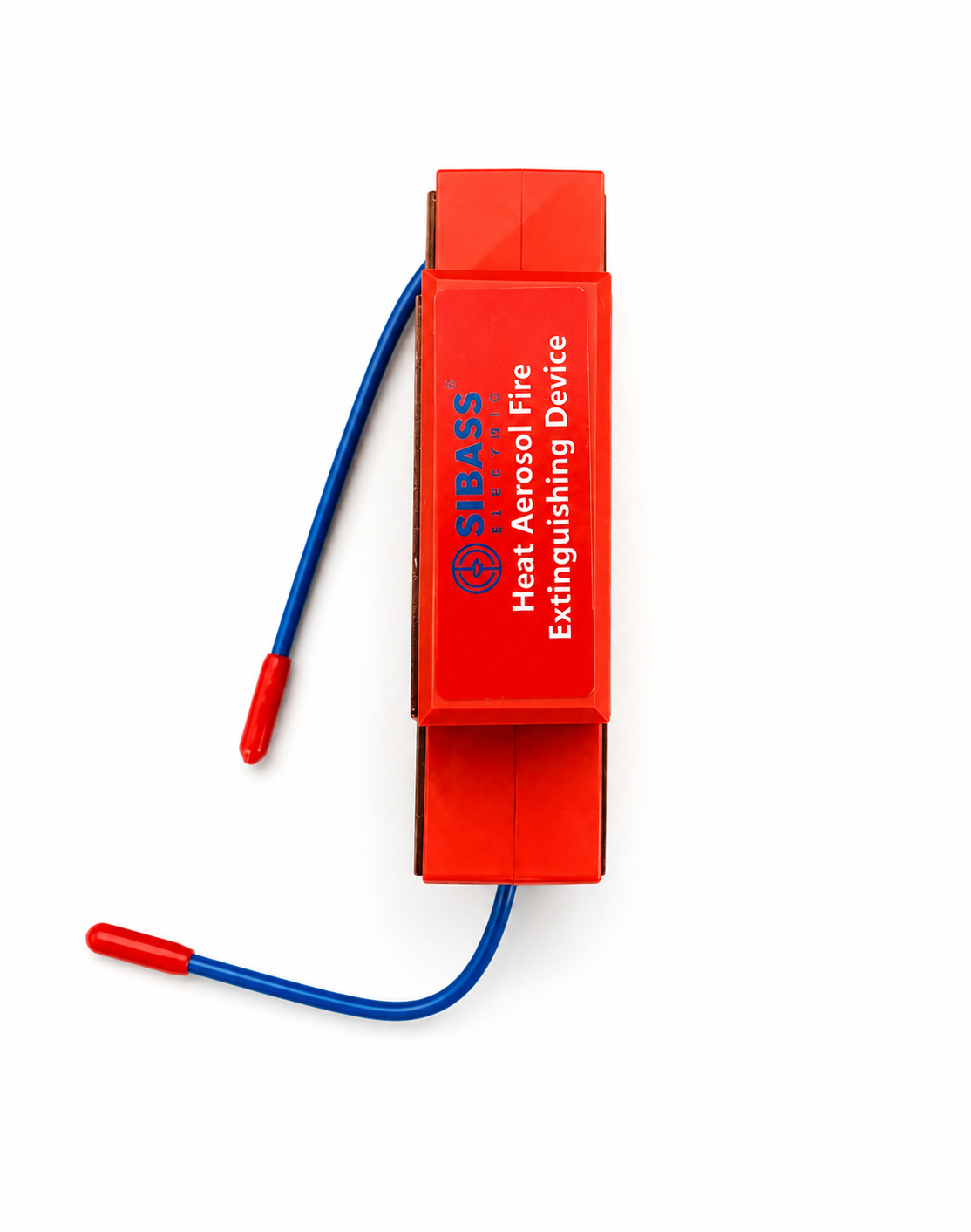 SIBASS Automatic Heat Aerosol Fire Extinguishing Device | 10 Years Life | Automatic Fire Suppression System | Electrical Panel, Distribution Box, Control Panel & Switchboard Fire Safety | CE Certified | Red