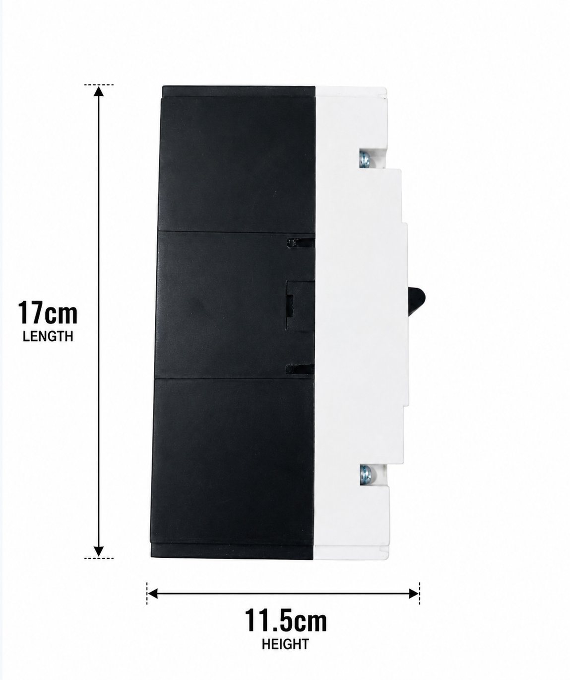 BKD 250A 3 Pole MCCB Molded Case Circuit Breaker | 400V, 32kA Breaking Capacity | Heavy Duty Industrial Circuit Breaker | Model BKD1-250L/3300