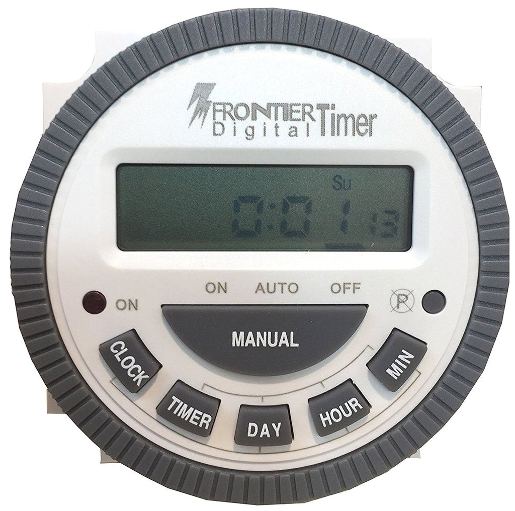Frontier Digital Timer Switch TM-619H-2 | 30A 250V Programmable Digital Time Switch | Automatic ON/OFF Timer for Water Pump, Lights, Motor, Street Light, Bell & Industrial Automation