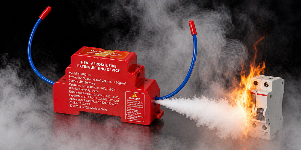 Automatic Fire Extinguisher Aerosol (Pack of 10) | Self-Activating Fire Suppression Device | No Wiring or Power Required | Easy Installation | Suitable for Home, Car, Office & Electrical Panels
