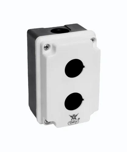 2 Push Button Control Station | Green Start & Red Stop Push Button Switch | Industrial Motor Control Push Button Box | Weather Resistant Enclosure | Electrical Control Switch