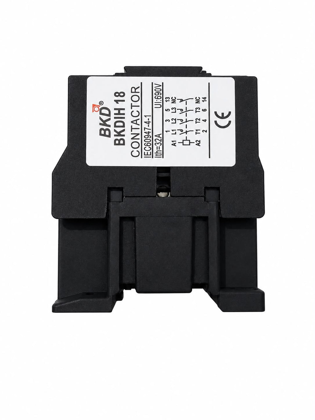 BKD BKDH18 18A 3 Pole 220V AC Contactor | 1NO Auxiliary Contact | 220-240V AC Coil | Heavy Duty Motor Contactor for Industrial Control Panels